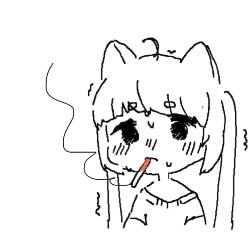 smoking girl